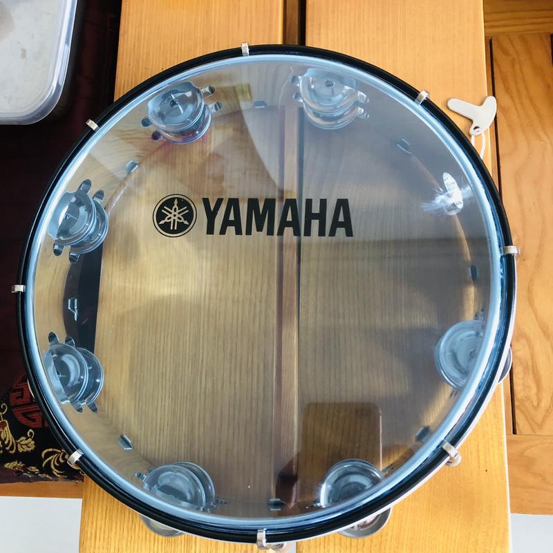 Trống gõ bo Yamaha 10 inch Tambourine kèm khóa căng mặt trống, tặng bao da 3 lớp hàng chính hãng cao cấp Duy Guitar Store bogõ dạm  gõ 6