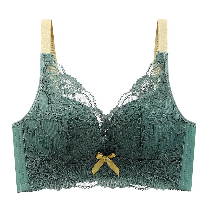 Small Chest Push up Big Comfortable Wireless Breast Holding Women's Adjustable Underwear Sexy Lace Bra Womenswear