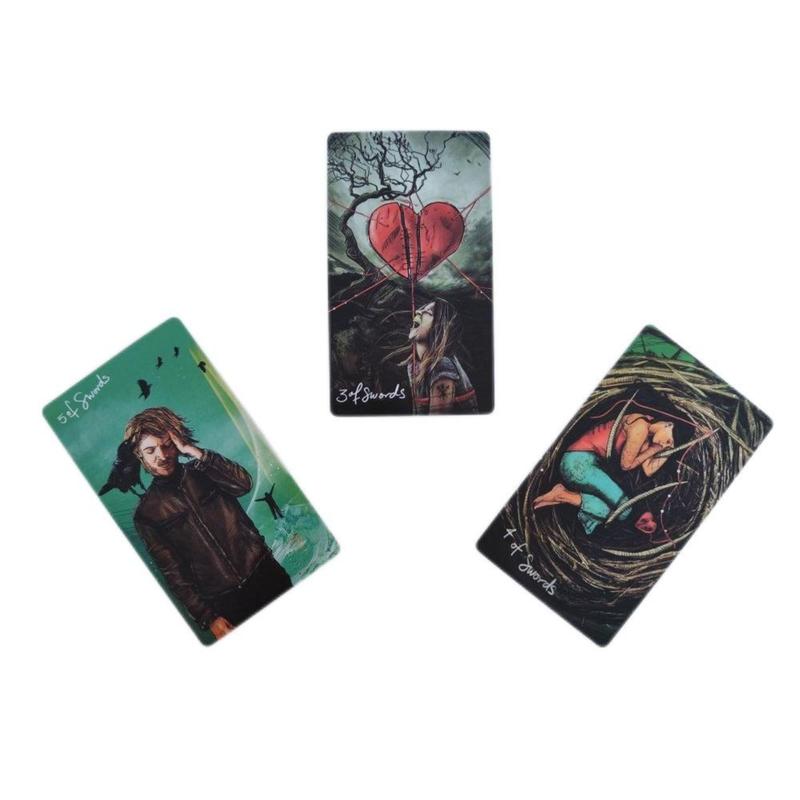 78pcs/set The Light Seer's Tarot, English Card Game With English Instructions, Fortune Telling Game for Beginners 5