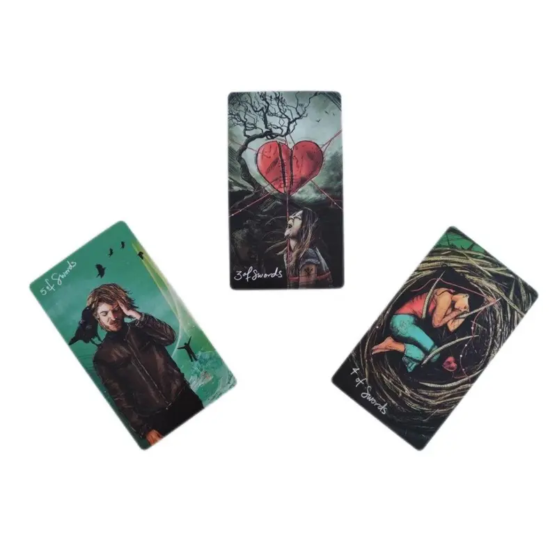 78pcs/set The Light Seer's Tarot, English Card Game With English Instructions, Fortune Telling Game for Beginners 5