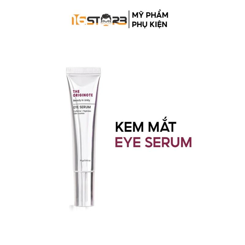 Kem mắt Eye Serum The Originote hỗ trợ cải thiện quầng thâm 15gr Dưỡng Mắt
