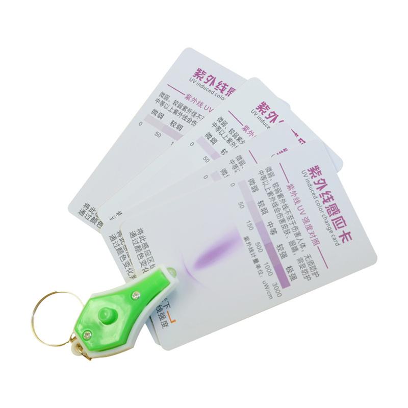 Product Introduction of Professional Quick Test UVB Reptile UV Tester UVB Card Indicator PVC Testing Card Multifunctional Testing Card 43