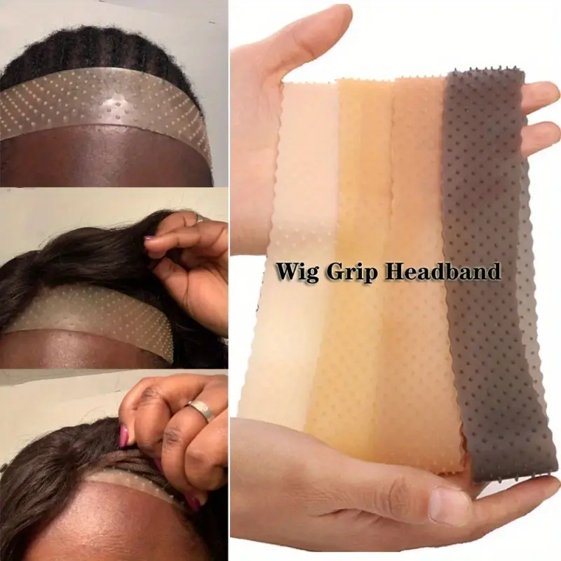 Silicone Wig Grip Band, Transparent Non Clip Wig Grip Headbands, Comfort Elastic Wig Accessories, Ideal Choice For Gifts 0