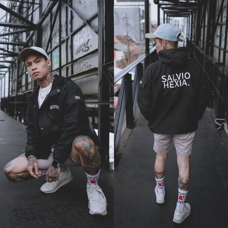 JAKET PRIA - JAKET CASUAL PRIA-JAKET SALVIOHEXIA-JAKET WATERPROOF OUTDOOR -JAKET PARASUT PRIA MURAH Cowok Nyaman Unisex Lembut Keren Distro Bandung 5