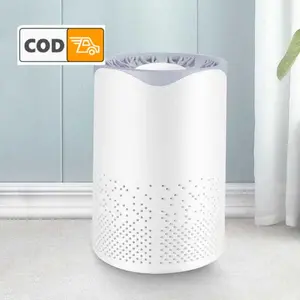 Pembersih Udara Air Purifier UV Cleaner HEPA Filter 360 Derajat Penjernih Pelembab Ruangan Tenaga Listrik USB Minimalis Simpel