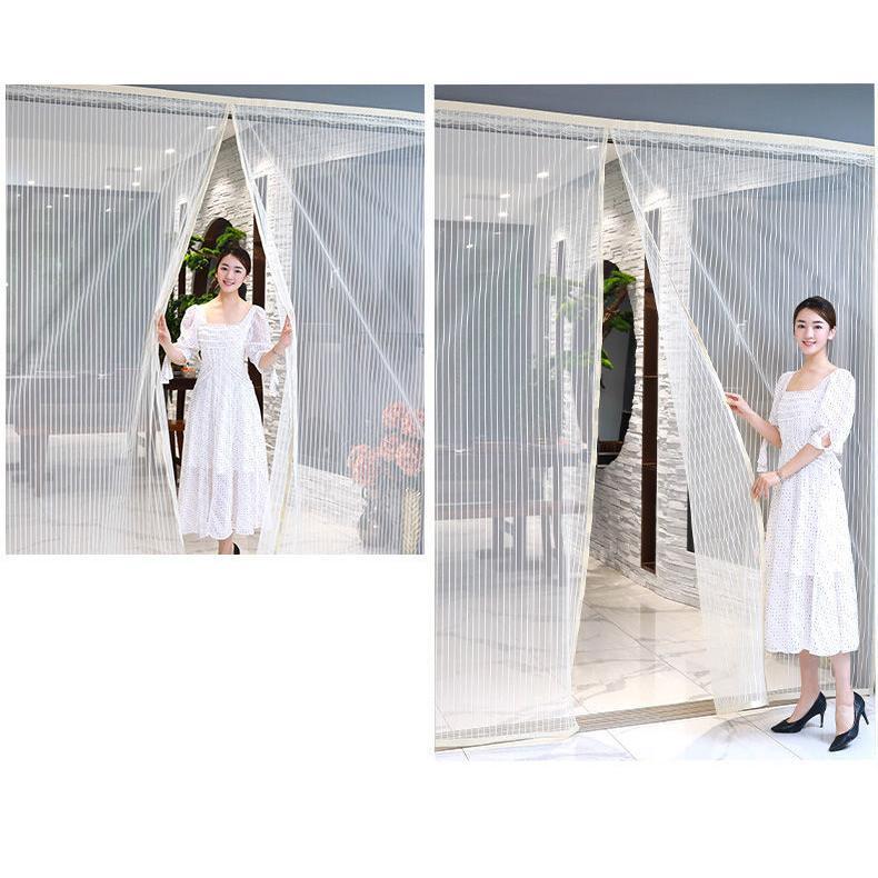 Màn chống muỗi, màn chống muỗi mùa hè, màn chống muỗi trên cửa, bảo vệ muỗi và côn trùng, cửa lưới, đóng tự động, kích thước lớn, thích hợp cho cửa ra vào 2