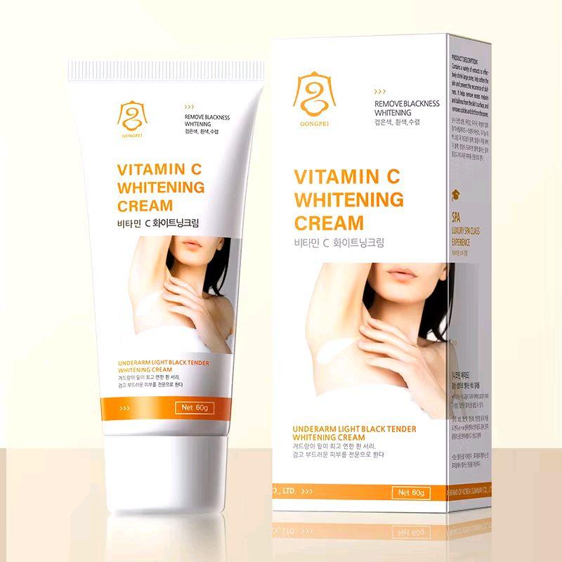 Combo 3 Hộp - Kem Ngừa Thâm Làm Trắng Toàn Thân VITAMIN C 60g GONGPEI HÀN QUỐC