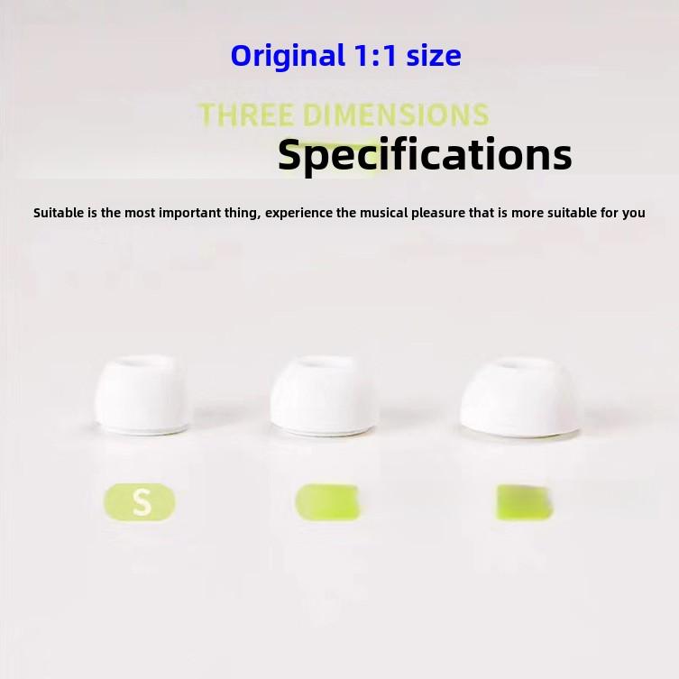 [Tik Tok hot] Compatible with Apple XS S M L Size 3rd Generation Earbuds Replacement Ear Tips Earbuds 3rd Generation Ear Tips Silicone Earbuds 5