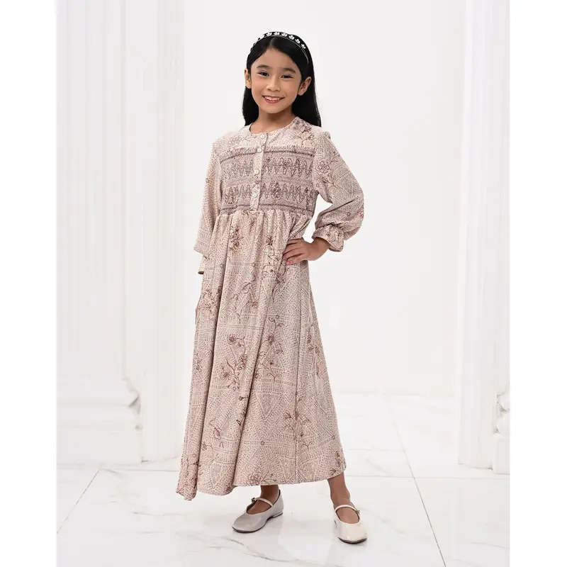 Geulis.id XAVIA DRESS / DRESS ANAK / SARIMBIT KELUARGA (4 warna) 5