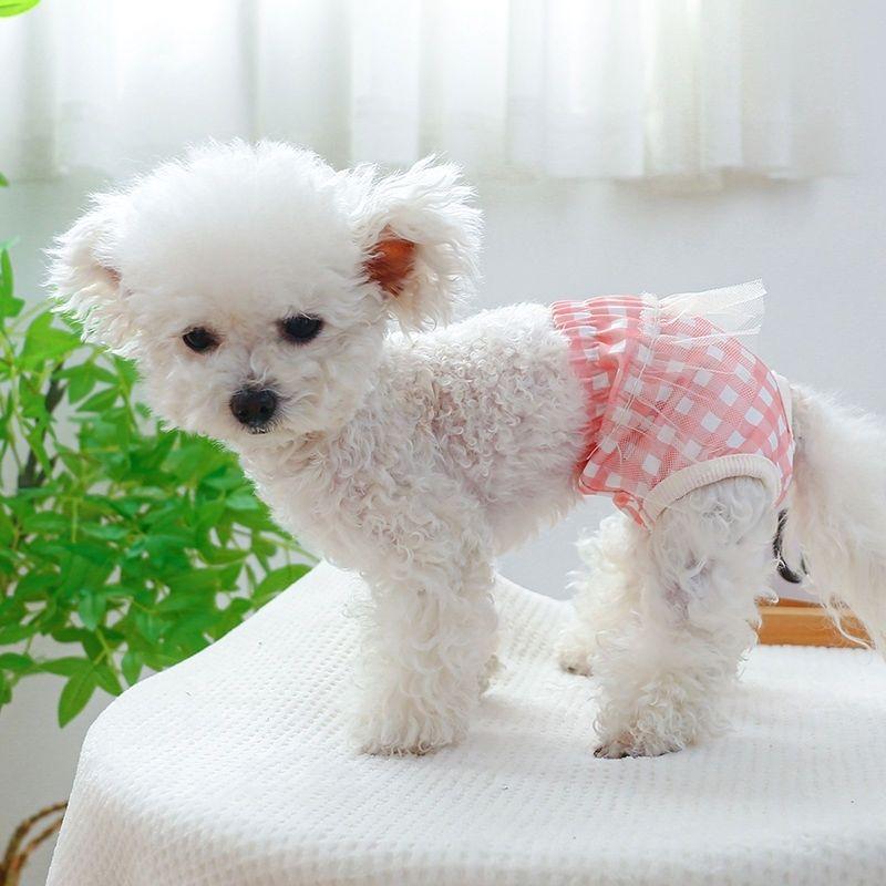 Cute Pet Physiological Menstrual Hygiene Pants, Reusable Sanitary Doggie Diapers Washable Female Dog Shorts Underwear Briefs 6