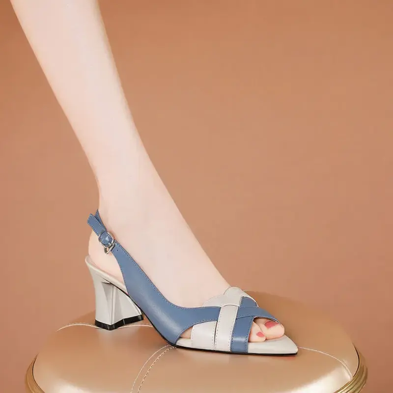 Sepatu Heels Wanita AVINI Premium Elegant Hak Setengah (3-5 cm) Pesta Shoes 3