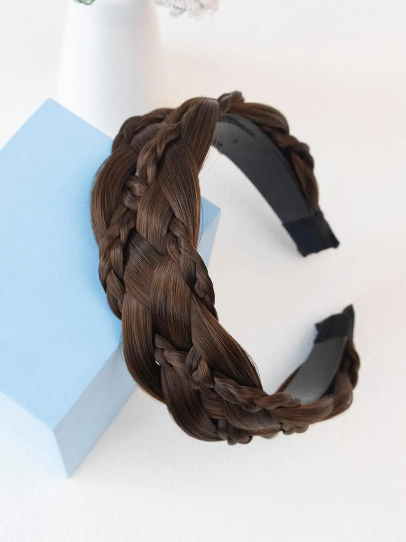 Women's Simple Style Plain Color Braid Hair Hoop (1 Piece), Casual Versatile Hair Hoop, Fashionable Hair Accessories for Daily Use