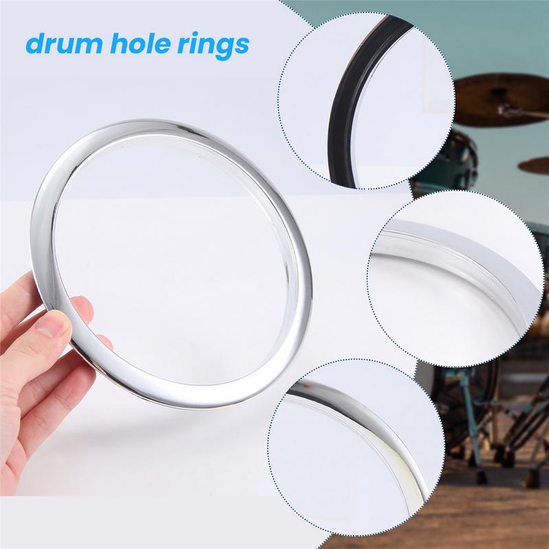 Bộ Trống, 6 Inch, Cho Trống Bass, Có Vòng Lỗ, Phụ Kiện Dụng Cụ Khoan Trống 7