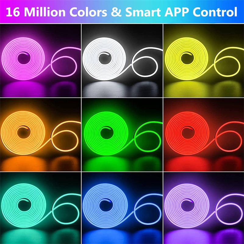 Product Introduction of Lampu Neon Flex Running RGB 3 Meter Remote Led Strip Bluetooth USB Kamar Tidur Hias lampu  running aesthetic 35