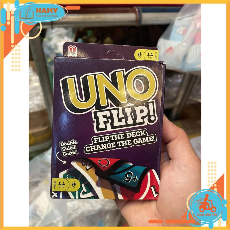 Bộ Bài 112 lá Uno Flip - Giấy Bìa Cứng Cao Cấp