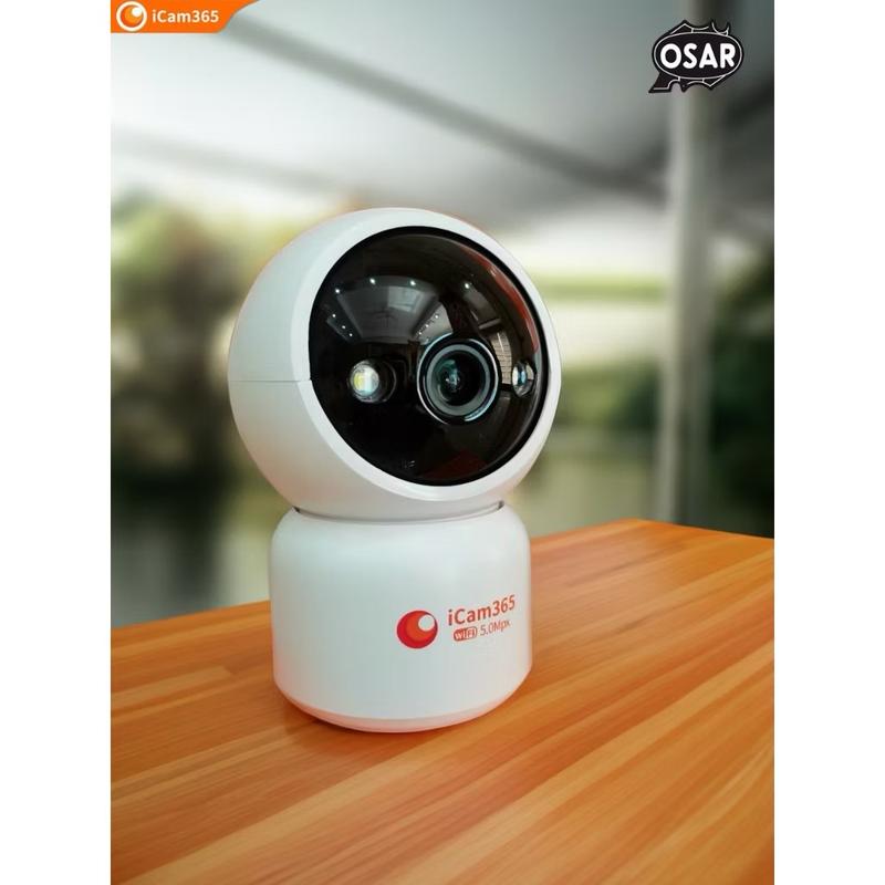  Camera iCam365 - Quay đêm màu trong nhà xem toàn cảnh 360 độ Đèn cctv công góc 