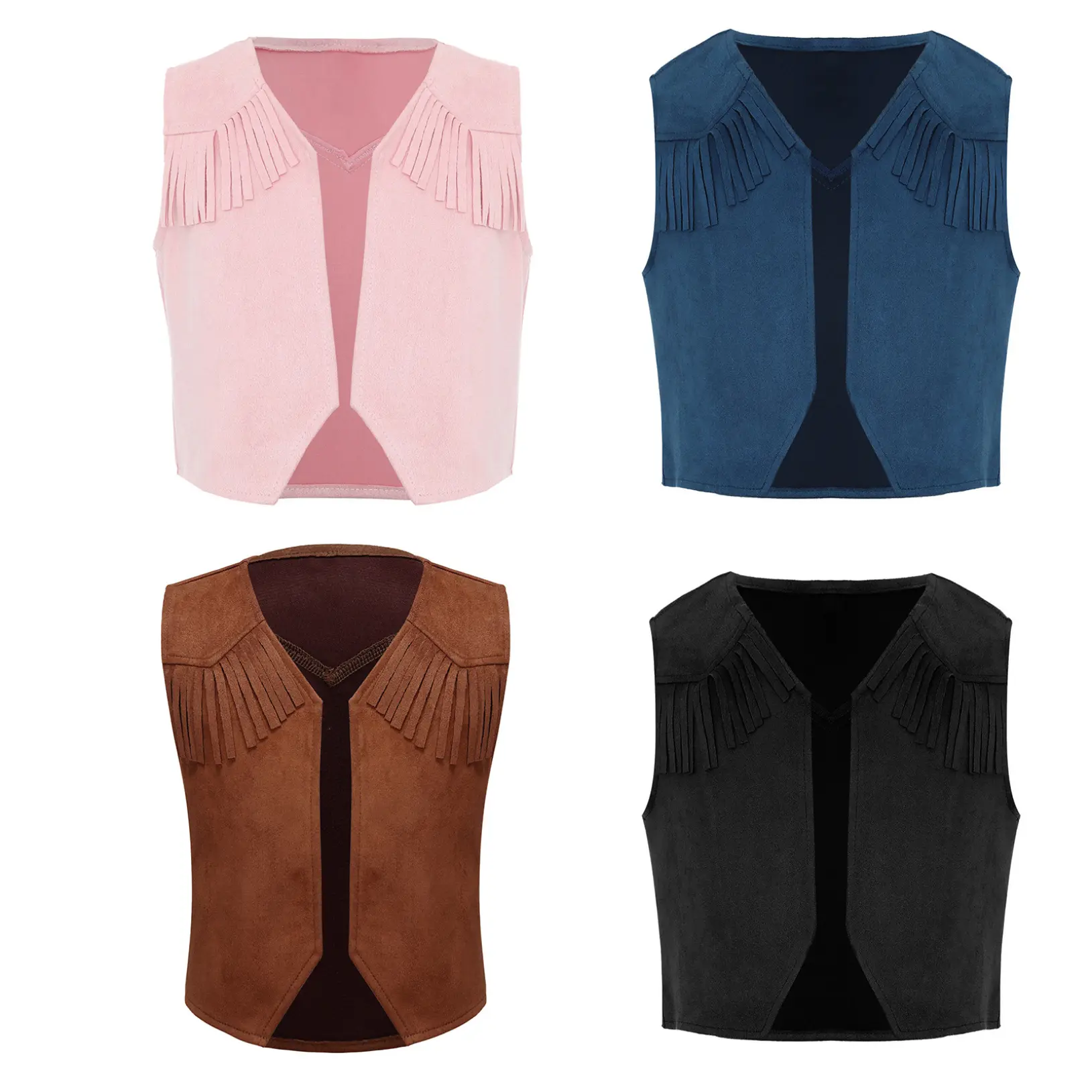 Trang Phục Cao Bồi Phương Tây, Choomomo, Cho Bé Trai, Trang Phục Dự Tiệc Lễ Hội Halloween, Trang Phục Vest Cảnh Sát Trưởng, Áo Ghi Lê