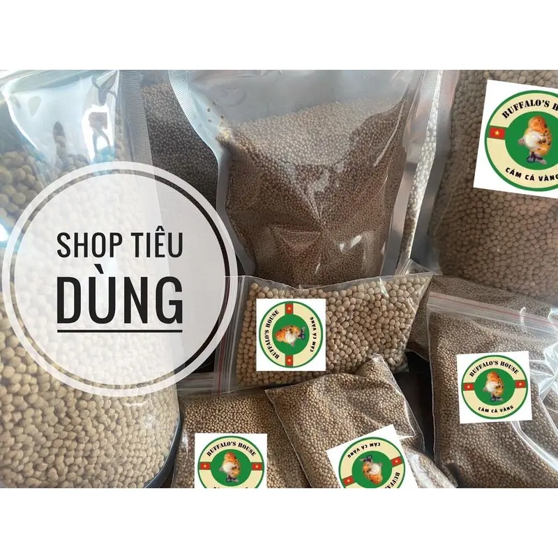 1kg Cám Buffalo’s House - Cám cá vàng chuyên dụng 1 KG 0