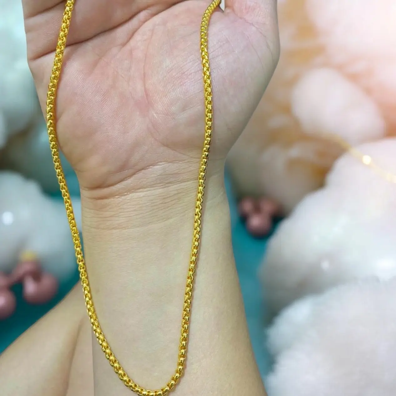 Dây chuyền G02 v@ng non Chain Jewelry Trang Sức Women Vòng Cổ