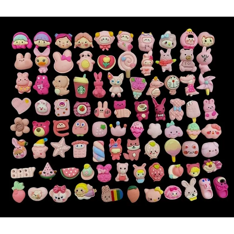 Combo Set 10-15-20 charm,sticker 3D theo màu sắc gắn dép sục,dép cá sấu siêu xinh!!