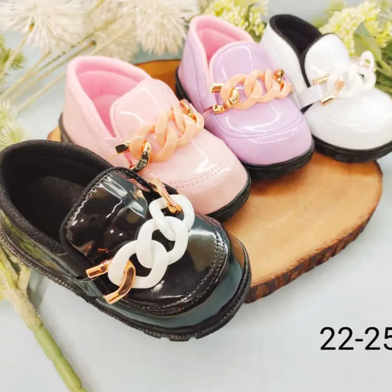 Sepatu Balet PANTOPEL RANTAI Usia 1,2,3 tahun Bahan Karet sintetis Alas Lembut Kaki Bayi 0