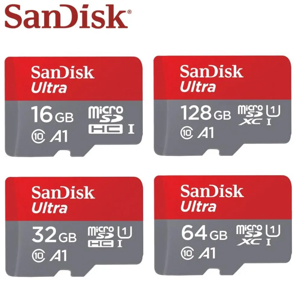 Thẻ Nhớ Sandisk 64gb /32gb/16gb/8gb/4gb Dùng Cho Điện Thoại, Máy Ảnh, Thẻ Nhớ Tốc Độ Cao Class 10 Ultra  667x 100mb/S, BH 12 Tháng Camera Đèn Phụ Kiện