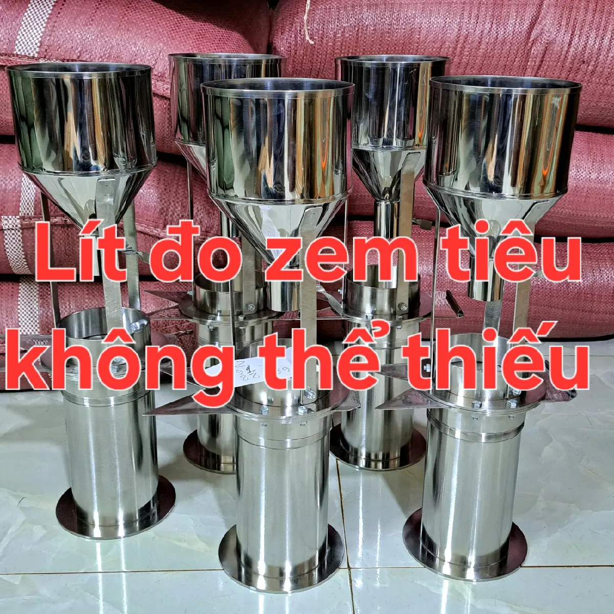 Dụng cụ đo zem Tiêu - Lít đo zem Tiêu - Lít đong tiêu- Pepper liter xác định dung trọng