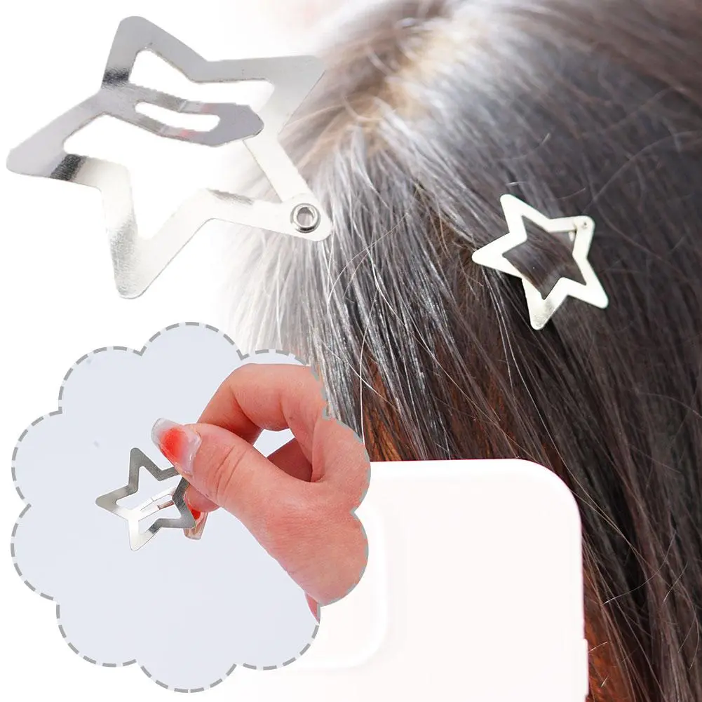 Kẹp Tóc Ngôi Sao, Dành Cho Bé Gái, Kẹp BB Bấm, Kẹp BB Dễ Thương, Kẹp Tóc, Phụ Kiện Tóc, N9C5
