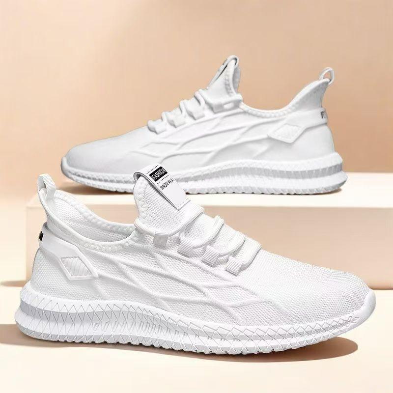 Giày nam mùa hè 2025 mới, không hôi, hàng xuyên biên giới, lưới Flyknit thoáng…