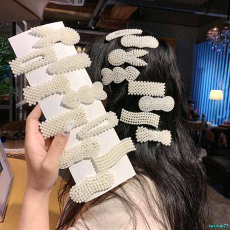 Product Introduction of kakeou73 Set Kẹp Tóc Nữ 20 Cái Đính Ngọc Trai Nhân Tạo Thời Trang Kiểu Hàn Quốc Siêu Xinh (ngẫu nhiên-không trùng) 24
