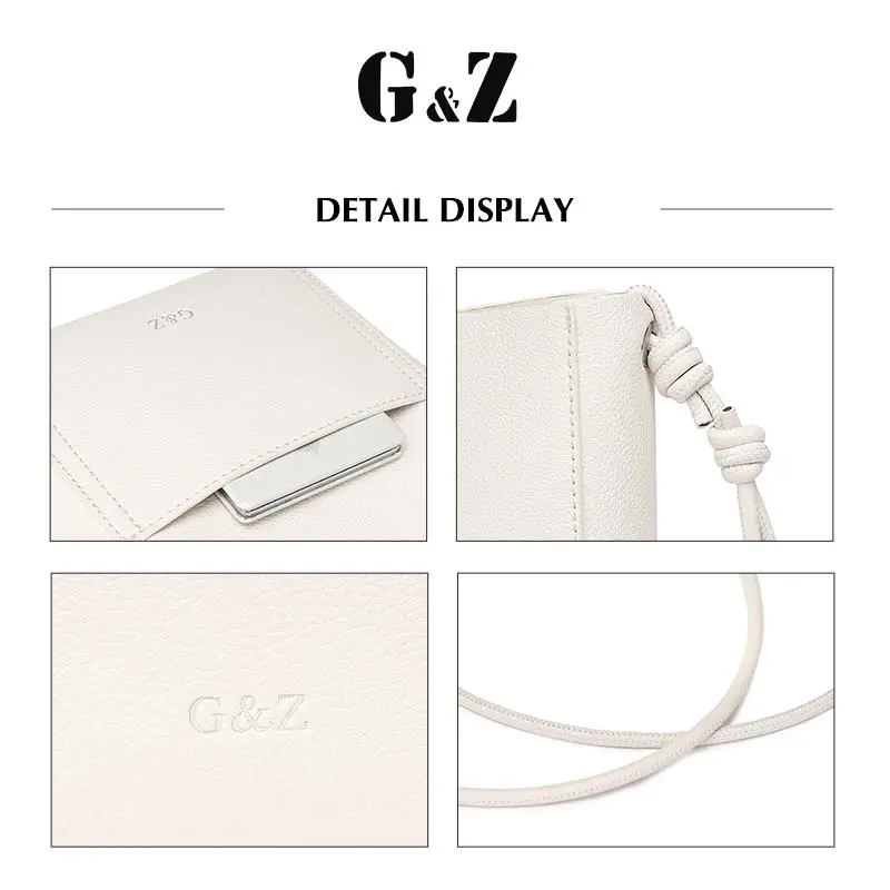 【G&Z】 Slingbag Tas Bahu Selempang Baru / Tas Crossbody Wanita / Tas Kulit PU Premium / Bucket Bag Women 8