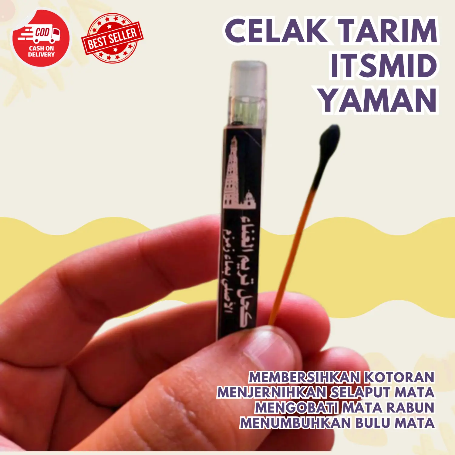 Celak Mata Tarim Stik Itsmid Arab Kajal Yaman Hadramaut Tahan Lama