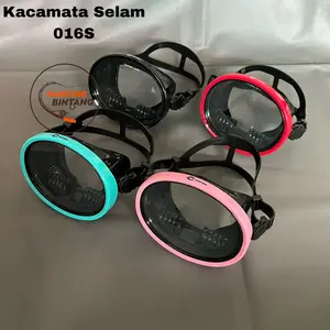 COWFISH Kacamata Selam Oval Kacamata nelayan Scuba Lensa Jernih Anti Bocor Tahan Air berenang