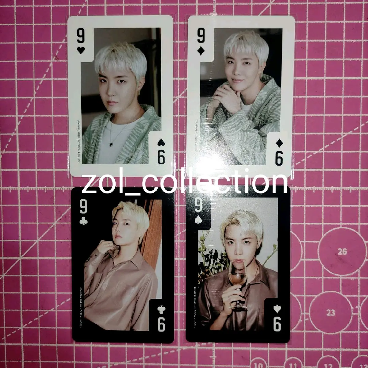 SET JHOPE PLAYING CARD ARMY ZIP OFFICIAL