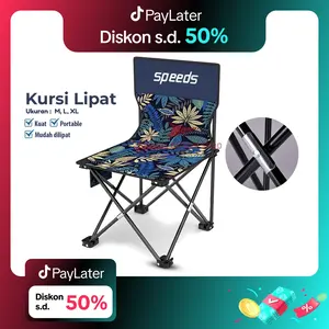 SPEEDS Kursi Lipat Camping Kursi Lipat Outdoor Portable Kursi Gunung Bangku 031-12-13-14