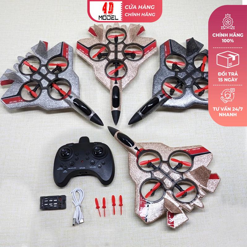 Máy Bay Điều Khiển Su 57 Mini ZY 905. 4 Động cơ tự động Cân Bằng, Tự Giữ Cao Độ, Siêu Bền & Dễ Chơi 1