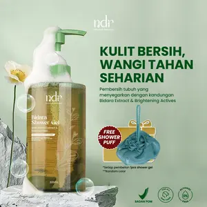 FREE Shower Puff NDR Nature D'Radiance Radiance Bidara Shower Gel