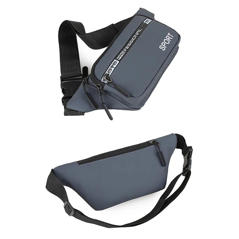 Product Introduction of Túi Đeo Hông, Không Thấm Nước, Unisex, Túi Đeo Hông Ngoài Trời, Túi Đeo Chéo, Cho Túi Đeo Thắt Lưng Ngực, Túi Đựng Điện Thoại Du Lịch, Chất Liệu Oxford, Túi Đeo Ngực, [HHH] Bag Nam Túi Bao Tử 13