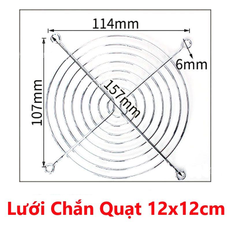 Product Introduction of Lưới chắn bảo vệ quạt tản nhiệt 12V, 24V kích thước 5x5, 8x8, 9x9, 12x12 7