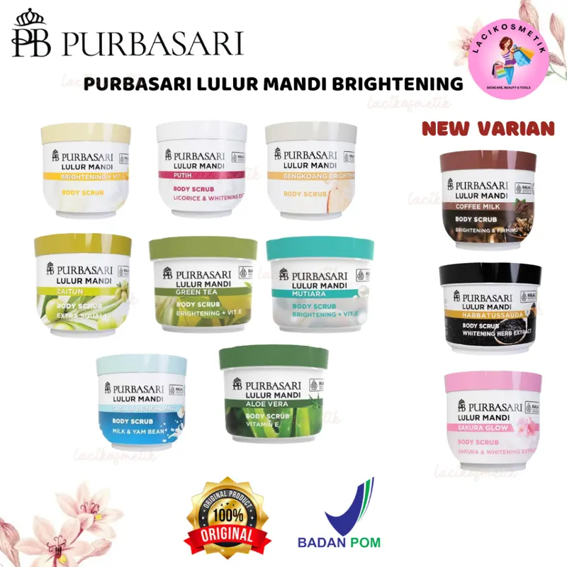 PURBASARI LULUR MANDI - BODY SCRUB PURBASARI 1