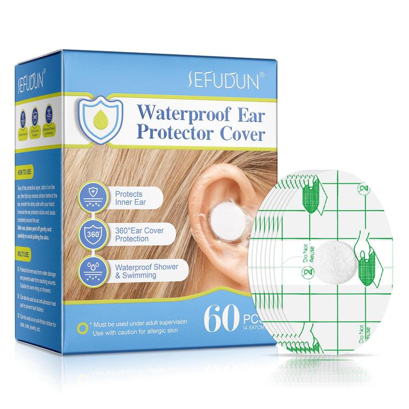 Waterproof Ear Protector Cover, Ear Protector Sticker, Ear Protector Sticker for Adults & Children, Ear Care Product for Daily Use 0