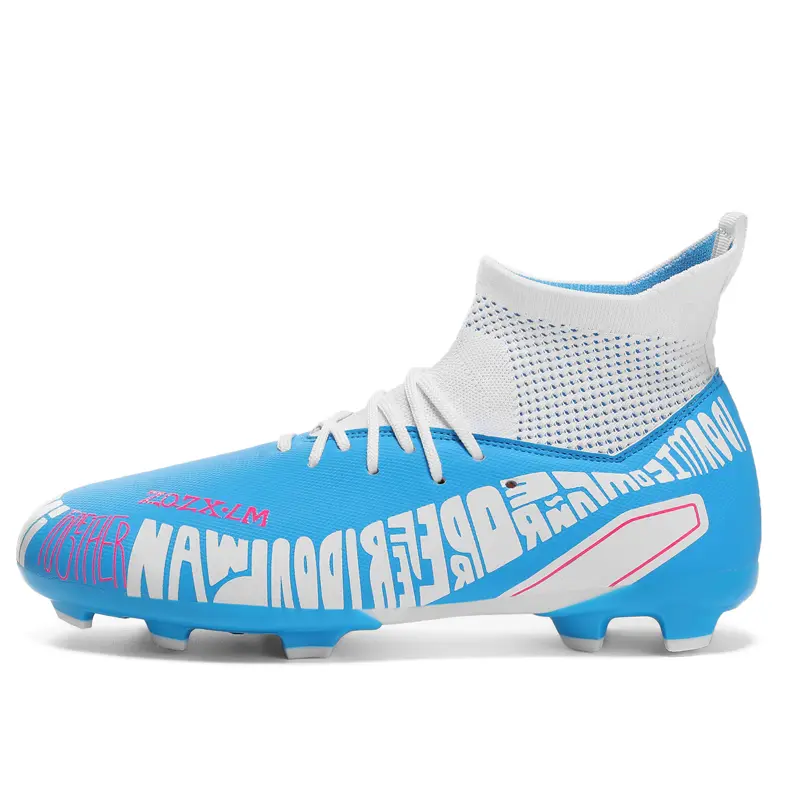 （SIZE 31-48）Ready Stock Unisex Plus Size Football Shoes Outdoor Futsal Soccer Shoes Non-slip Training Shoes