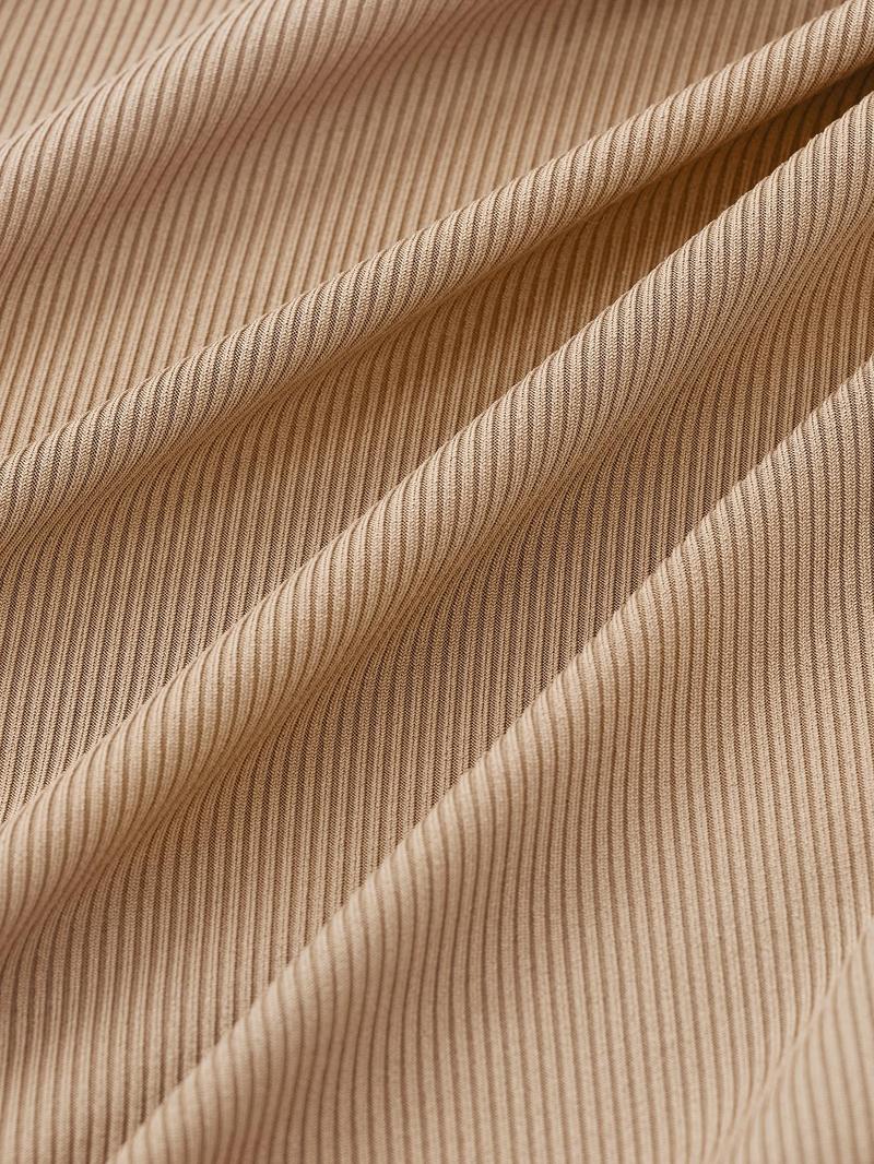 Product Introduction of YOZY Women's Plain Knot Front Wrap Ribbed Midi Dress, Casual Long Sleeve V Neck Dress for Daily Wear, Ladies Clothes for All Seasons 17