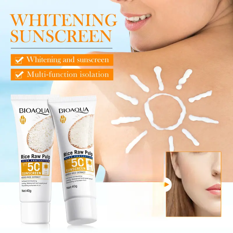 Rice Puree Sunscreen Isolation UV Protection Sunscreen