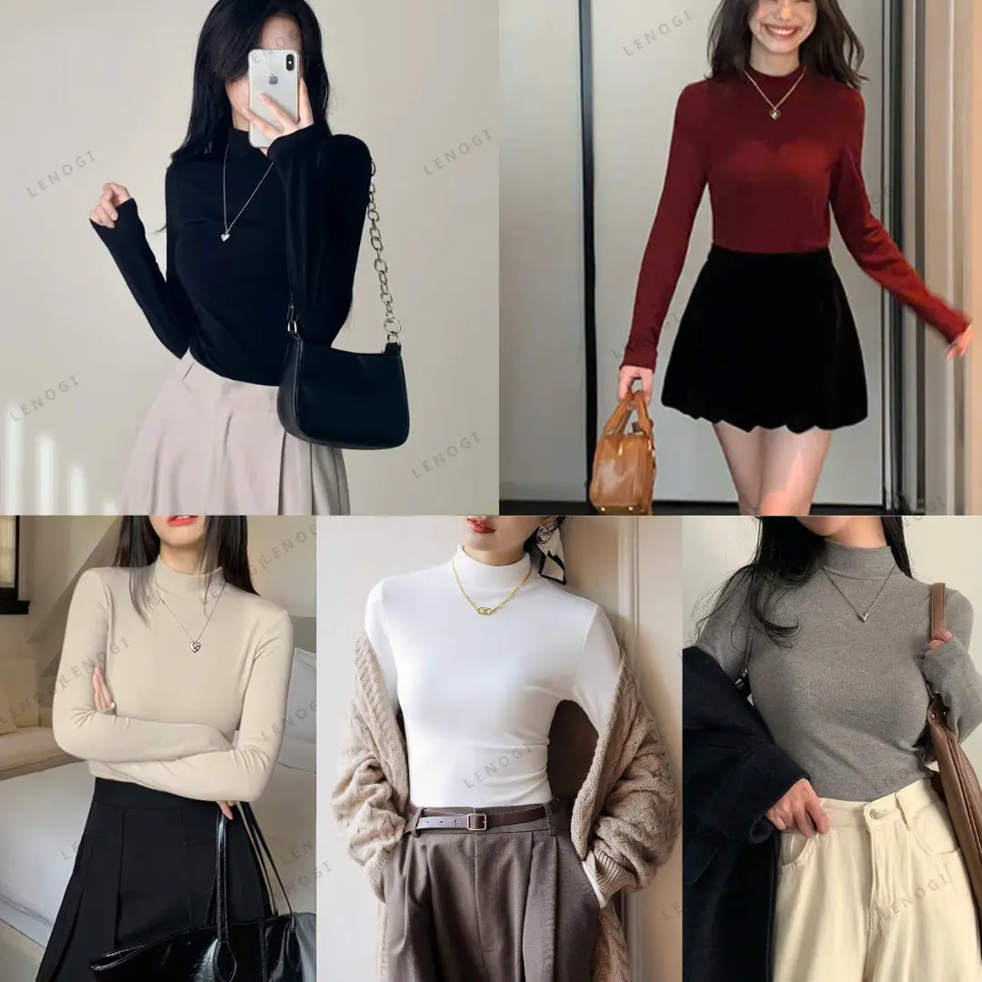 Áo cổ 3p cotton zip LÓT LÔNG Lenogi áo giữ nhiệt cổ ba phân ôm body A95 Thun Nữ | BigBuy360 - bigbuy360.vn Áo cổ 3p cotton zip LÓT LÔNG Lenogi áo giữ nhiệt cổ ba phân ôm body A95 Thun Nữ | BigBuy360 - bigbuy360.vn