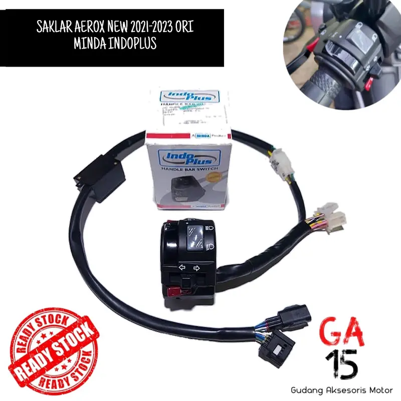 SAKLAR AEROX NEW CONNECTED • SAKLAR KIRI VIXION MINDA PNP AEROX CONNECTED 2021-2022 0