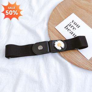 Belt Women's Denim Pants Elastic Waist Tight Artifact Invisible Belt Waist Big Change Small Waist Tight Artifact