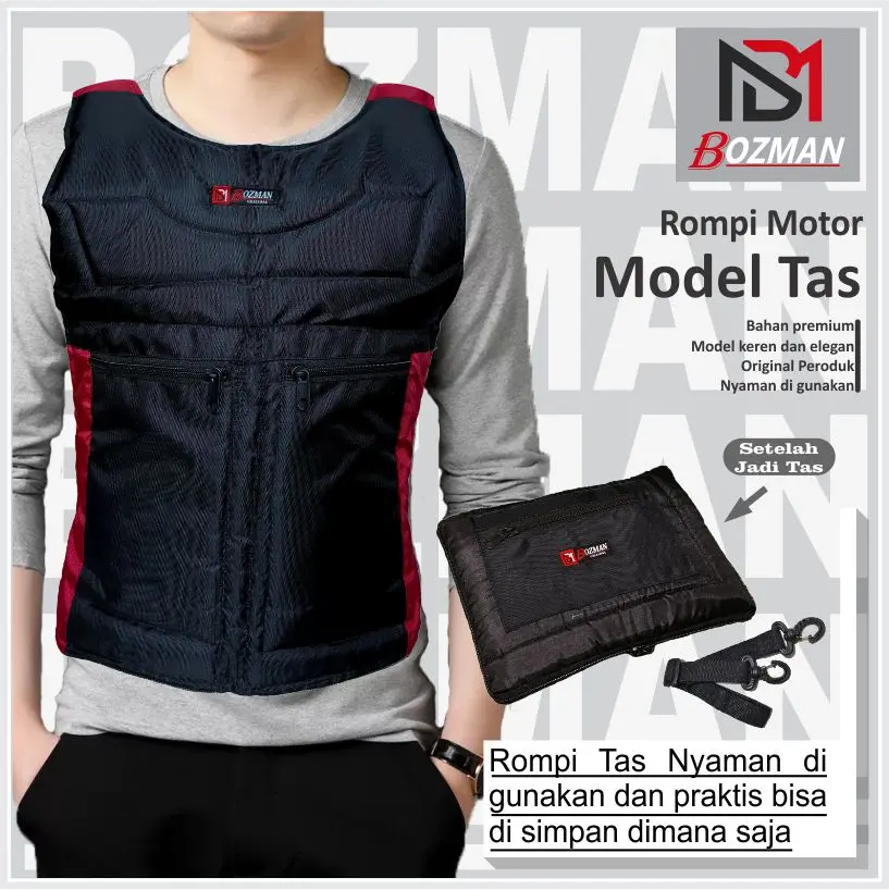 ROMPI MOTOR LIPAT MODEL TAS TERBARU PRAKTIS DAN MUDAH DIBAWA KEMANA SAJA Motorcycle