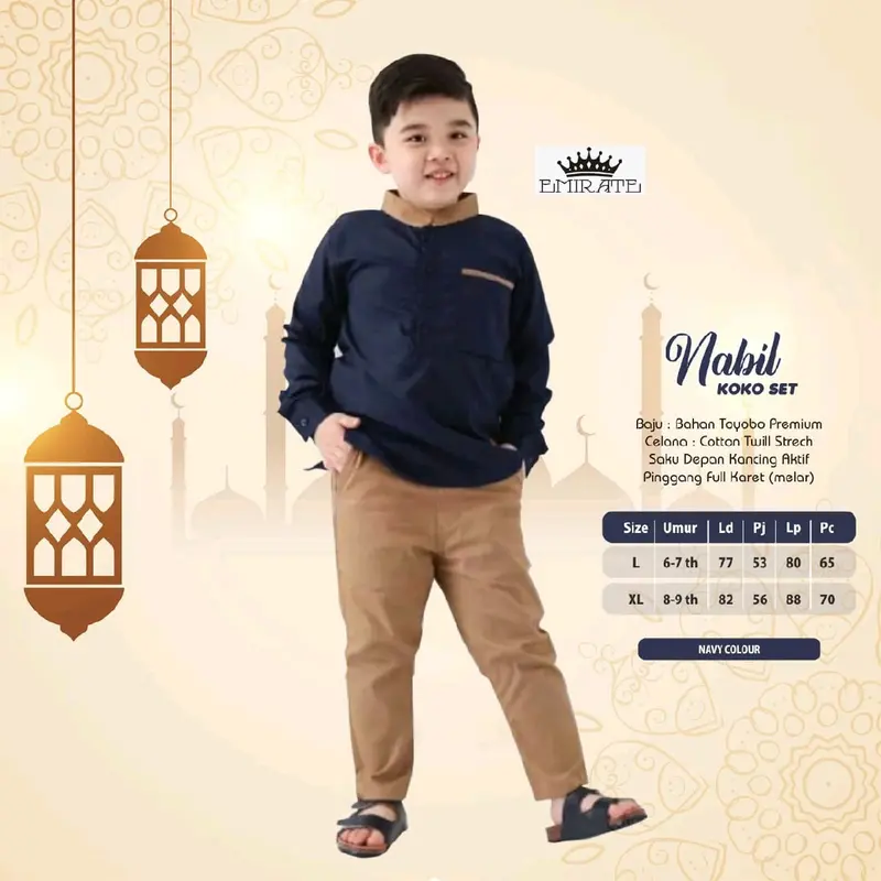 Nabil Koko Set Kids Lebaran Best Seller 4