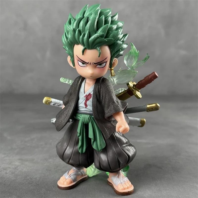 Product Introduction of One Piece Figure, Q Version Zoro Model Toy, Anime Figure Model 2